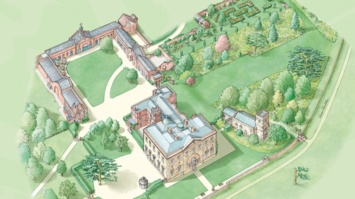 Claydon House Map